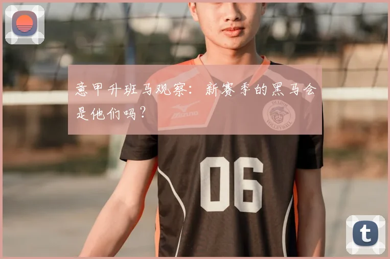 意甲升班马观察：新赛季的黑马会是他们吗？